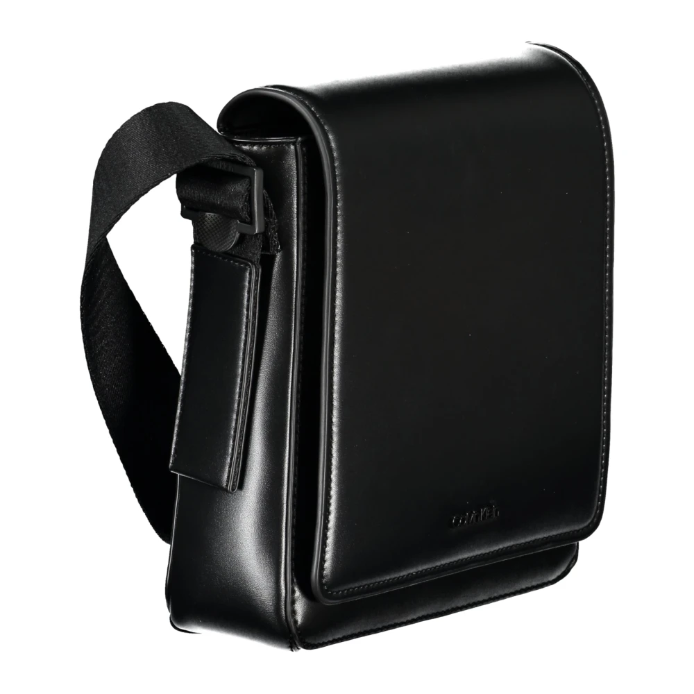 Calvin Klein Schoudertas met verstelbare band en externe zak Black Heren
