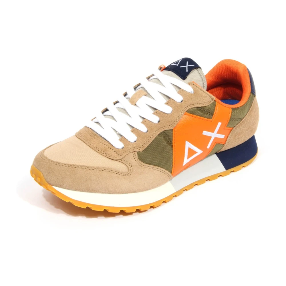 Sun68 Z32111 1619 Jaki Tricolors Heren Schoenen Beige