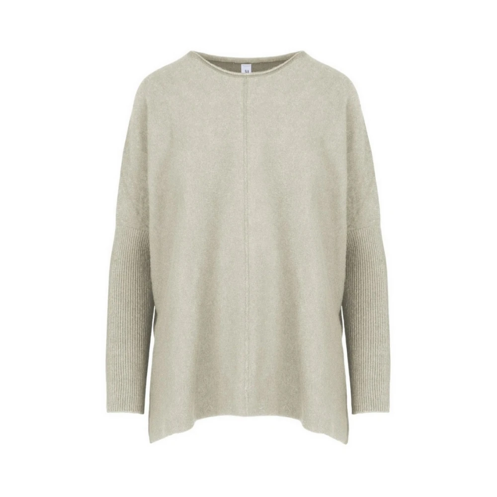 BomBoogie Zandkleurige Truien voor Mannen Beige Dames