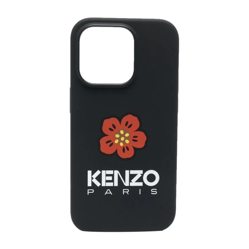 Kenzo Stijlvolle zwarte casual telefoonhoes Black Heren