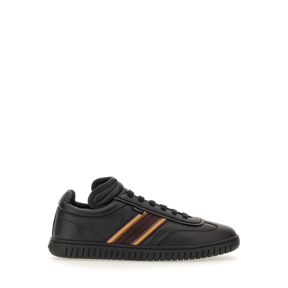 Bally Logo Sneaker 100% Kalfsleer China Heren Schoenen Zwart