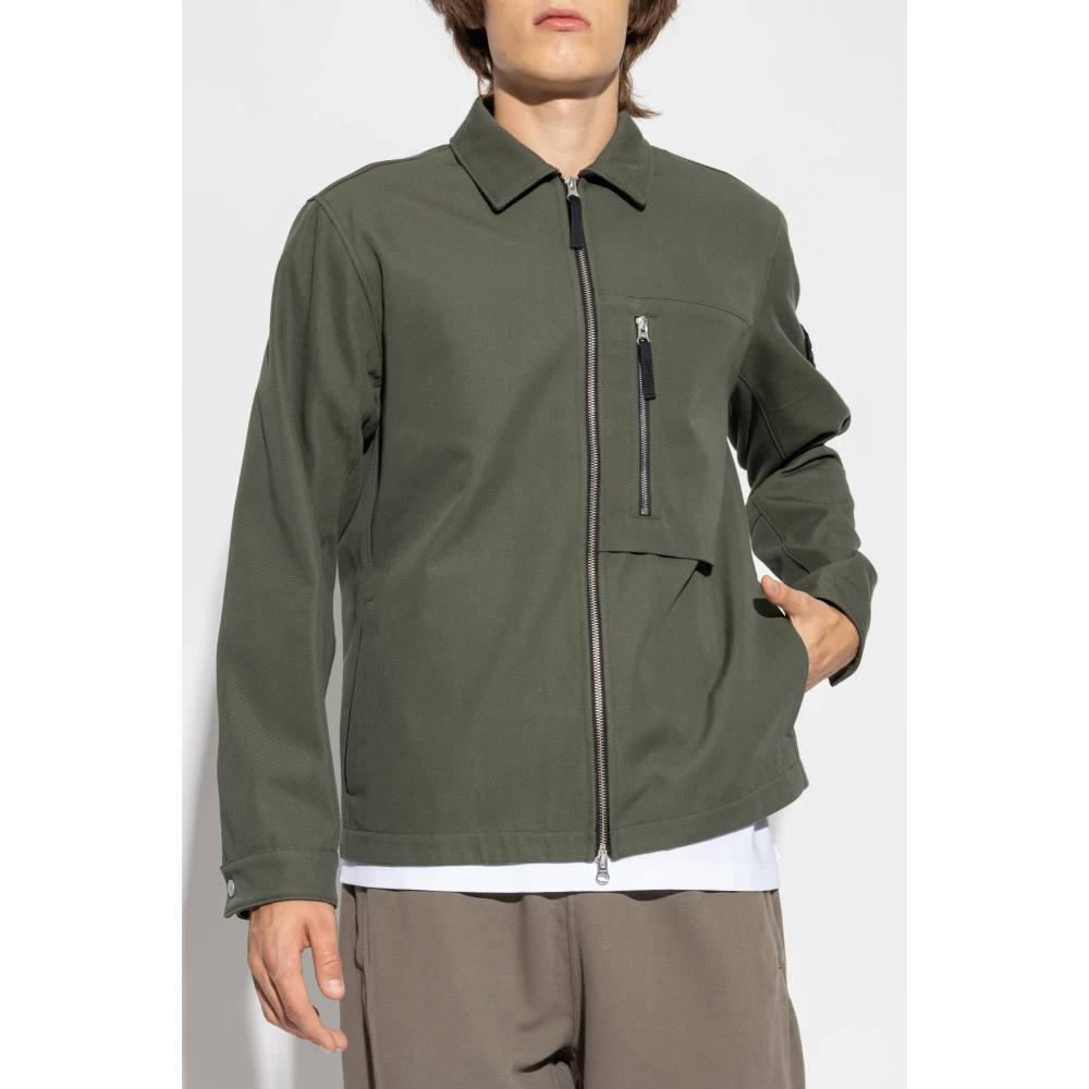 Stone Island Jas met logo Green Heren