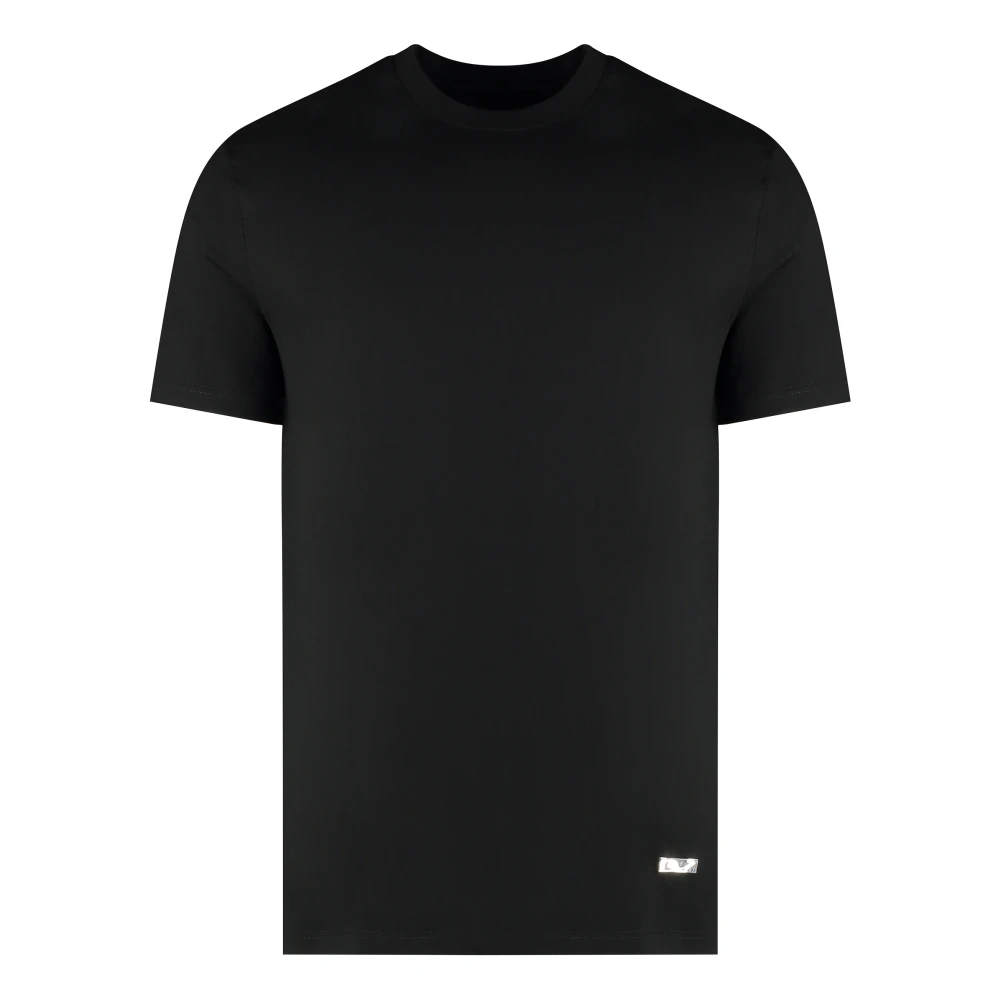 Jil Sander Men's Black T-Shirts, M, Cotton Crew-Neck T-Shirt