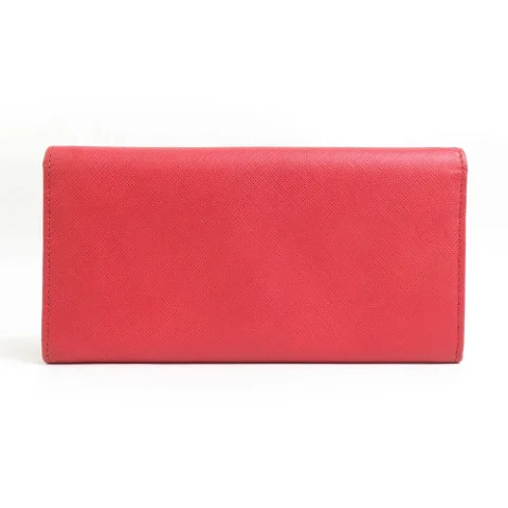 Salvatore Ferragamo Pre-owned Leather wallets Pink Dames