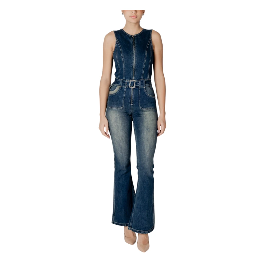 Desigual Donna Blu Jumpsuits,, New, Piccolo