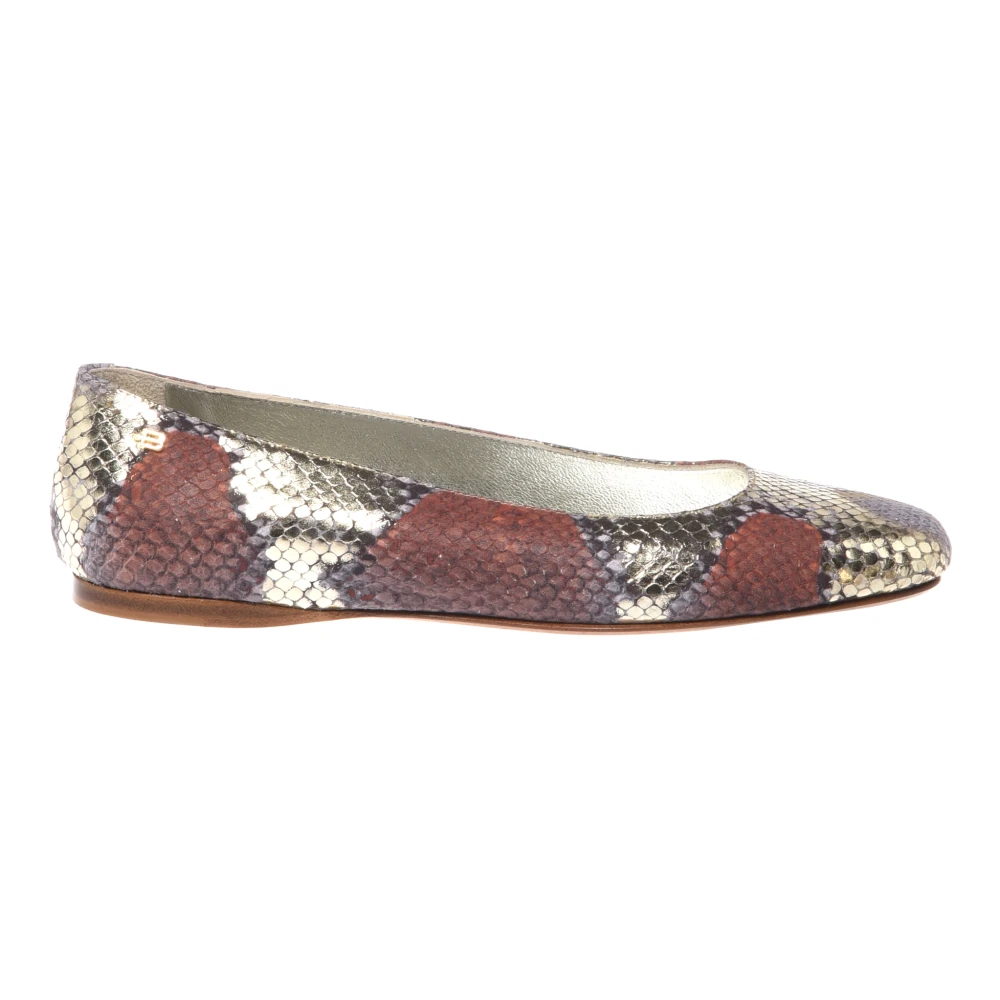 Baldinini Bailarina Estampado Pitón Shoes Mujer Multicolor 36 1/2 Eu