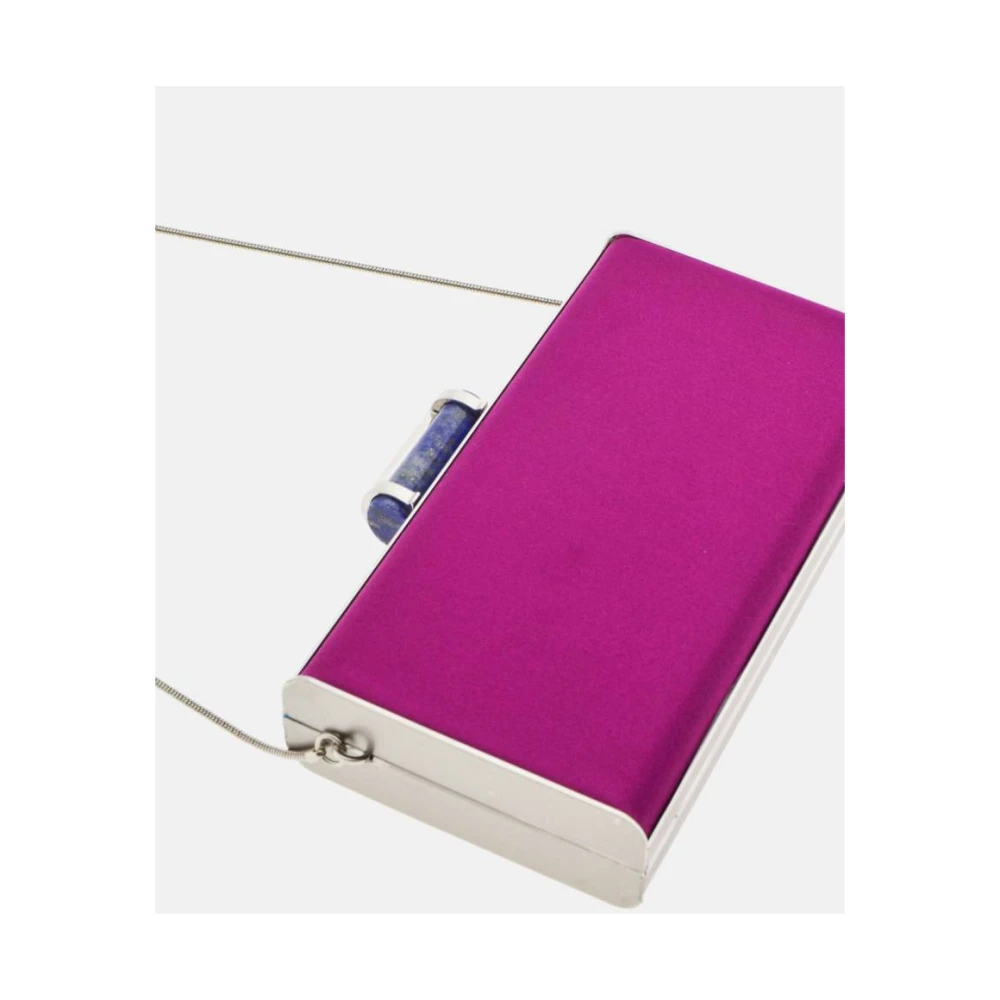 Carolina Herrera Scala Insignia Clutch Tas Pink Dames