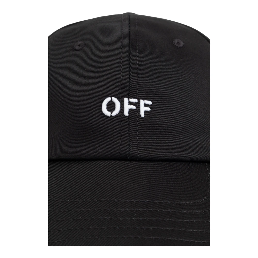 Off White Baseballpet Black Heren