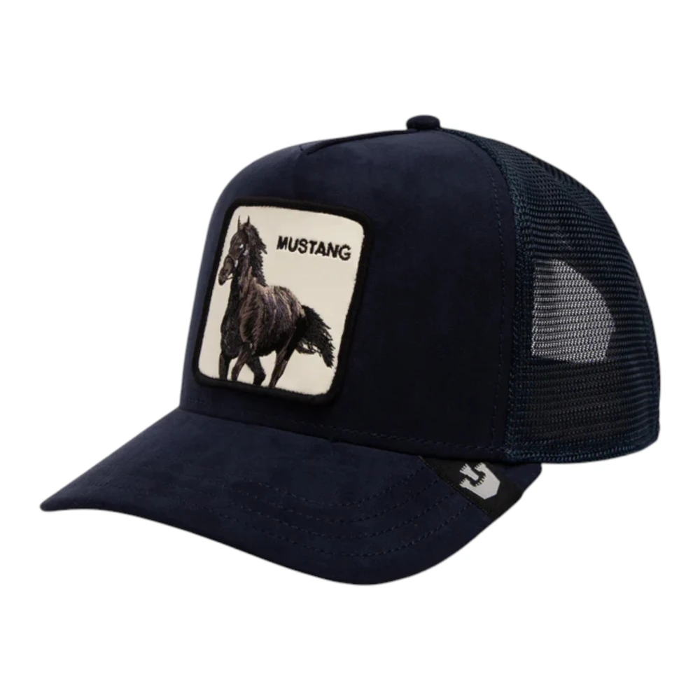 Goorin Bros Suede Mustang Katoenen Pet Blue Unisex