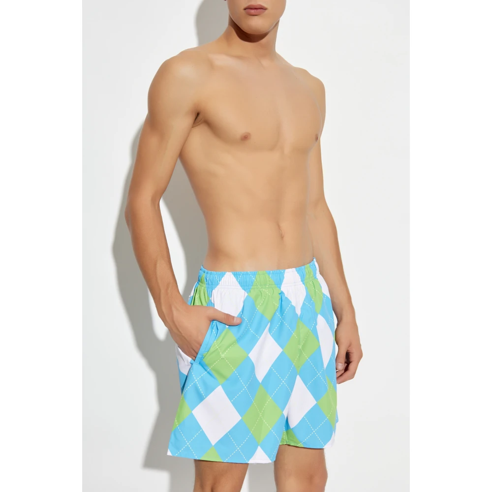 Lacoste Zwembroek Blue Heren