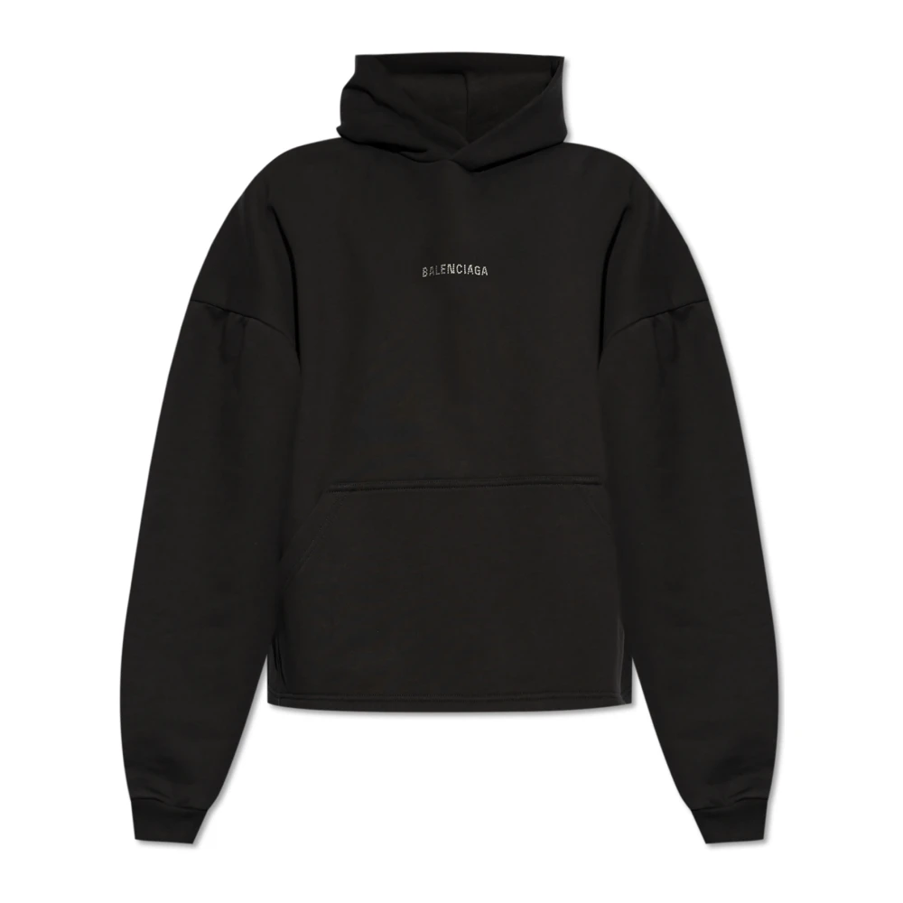 Balenciaga Hoodie Black Dames