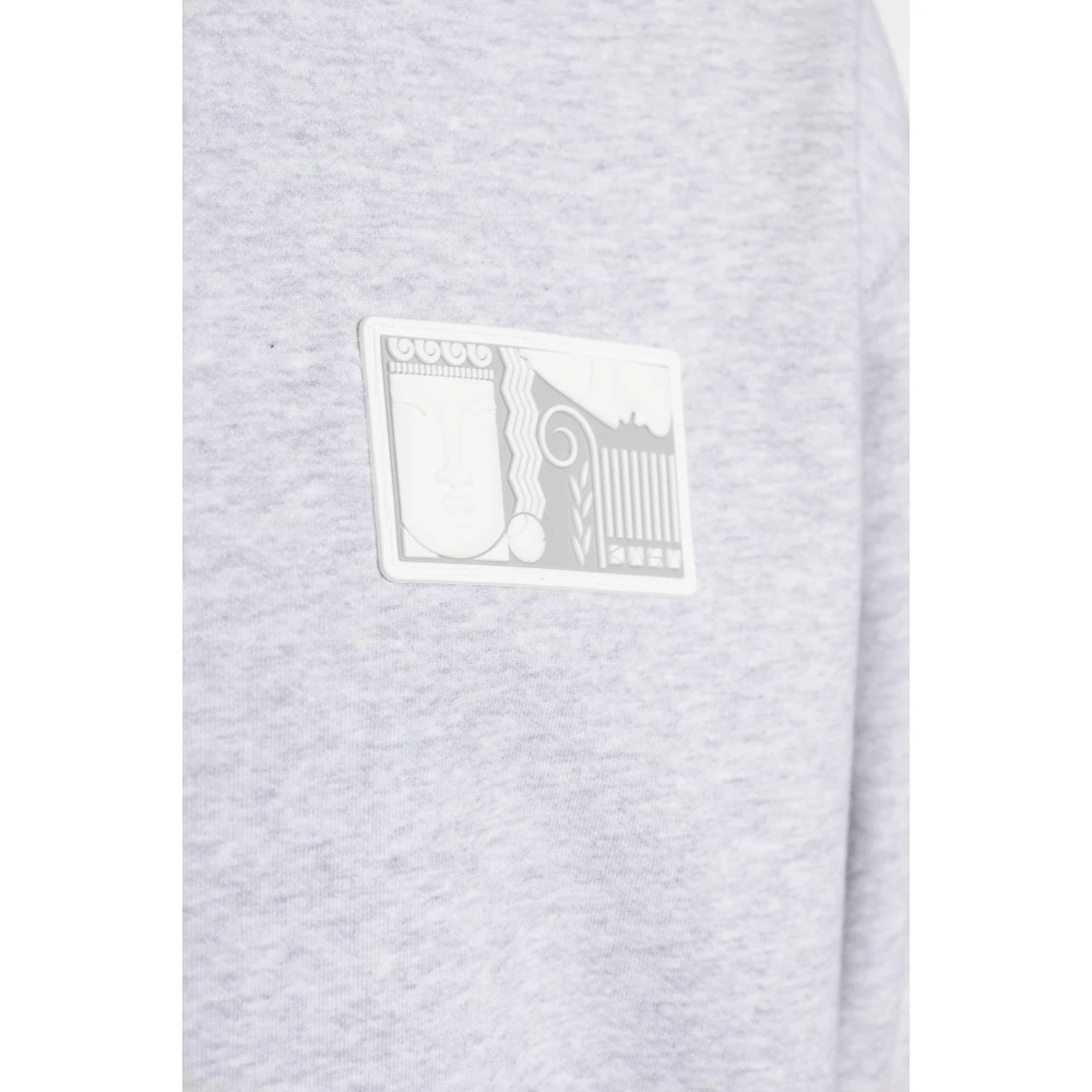 Casablanca Katoenen hoodie Gray Heren