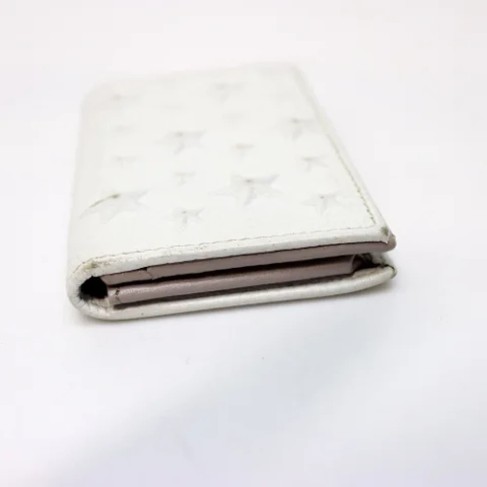 Jimmy Choo Pre-owned Leather home-office White Dames