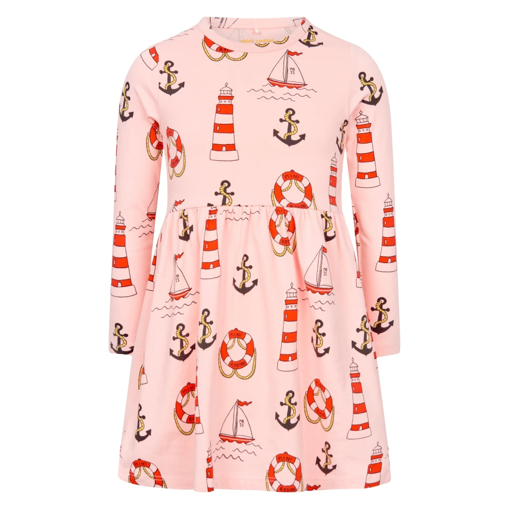 Mini Rodini Girls Pink Dress - Classic Elegance And Comfort
