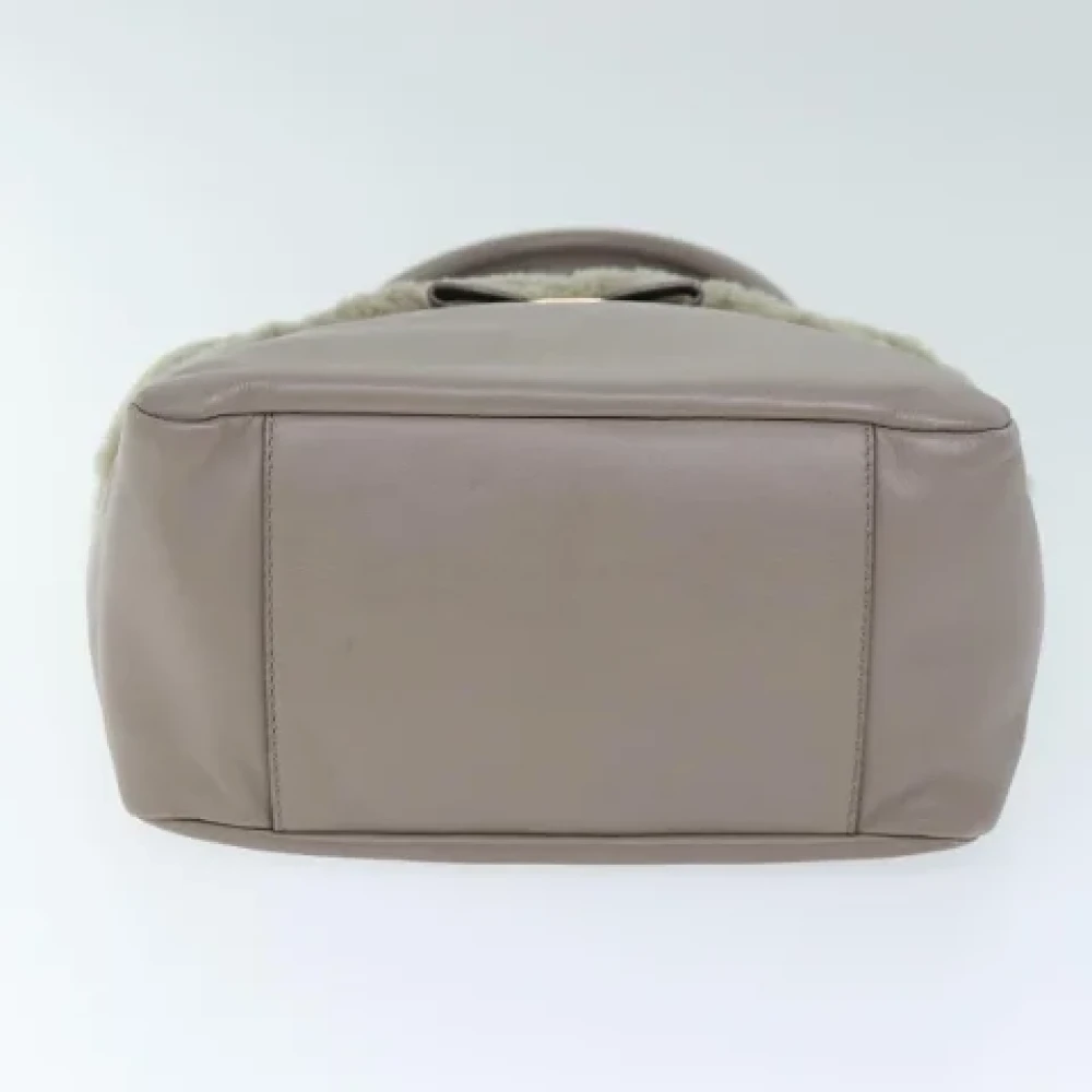 Salvatore Ferragamo Pre-owned Leather handbags Pink Dames