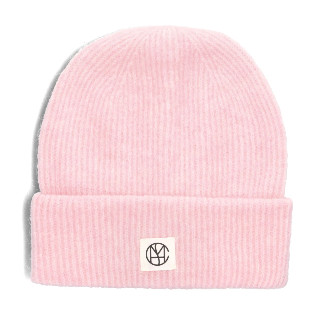 Moss copenhagen Roze Icon Beanie voor stijlvolle vrouwen Pink Dames