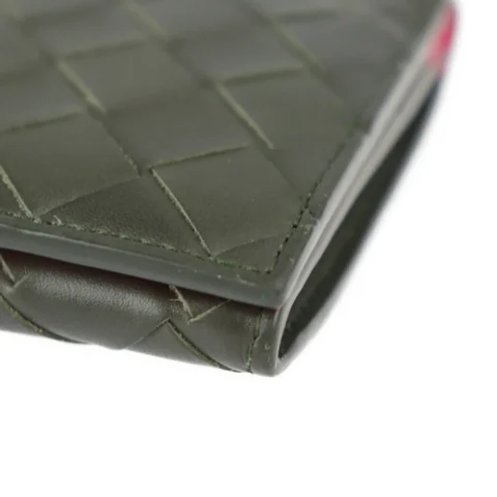 Bottega Veneta Vintage Pre-owned Leather wallets Black Dames