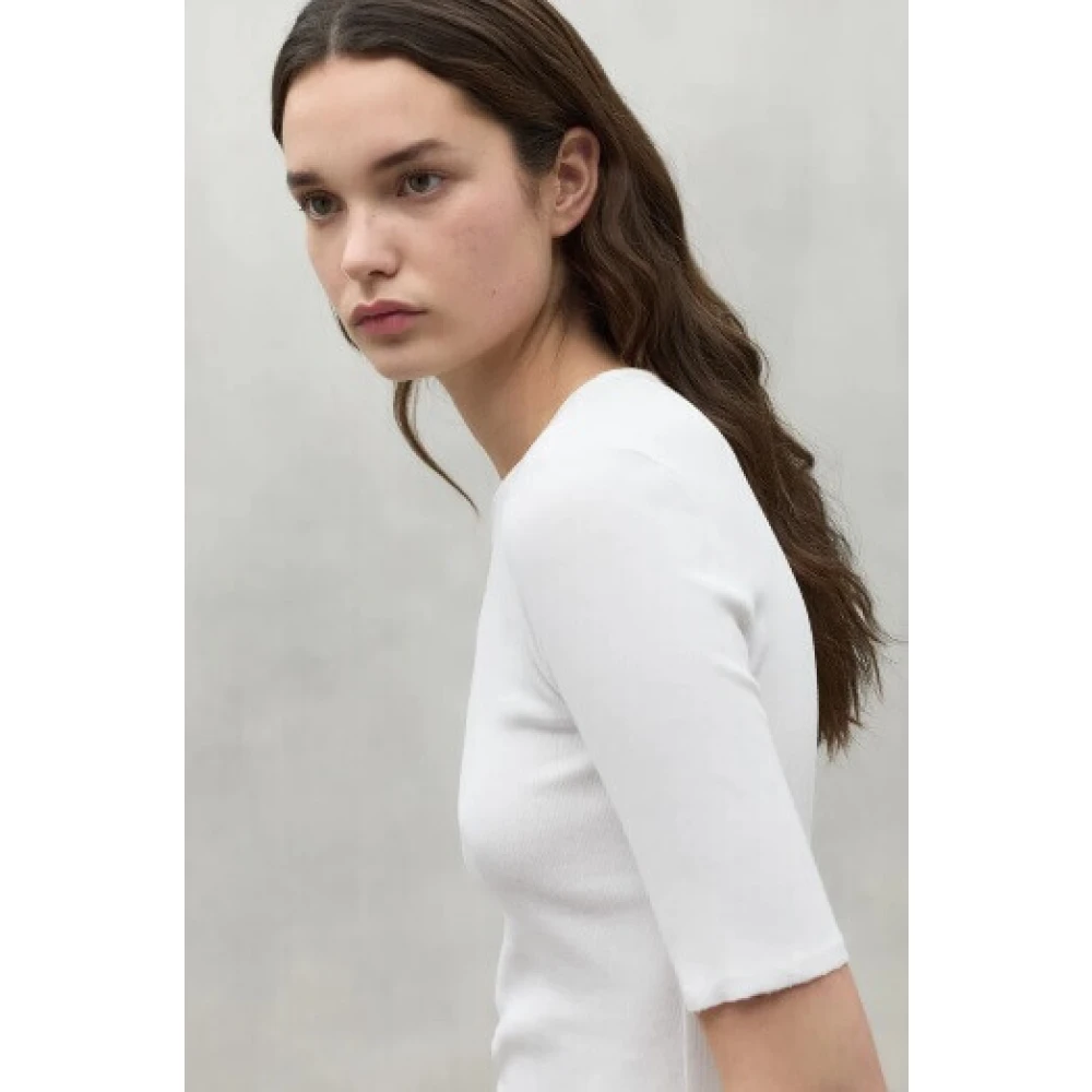 Ecoalf Salla Tencel Biologisch Katoen T-shirt White Dames