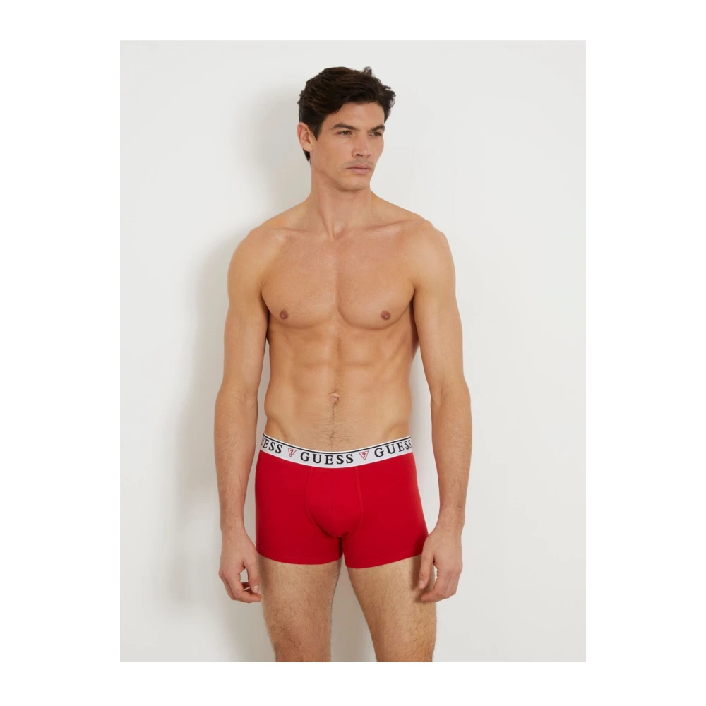 Guess 3 Katoen Stretch Boxers Zwart Multicolor Heren