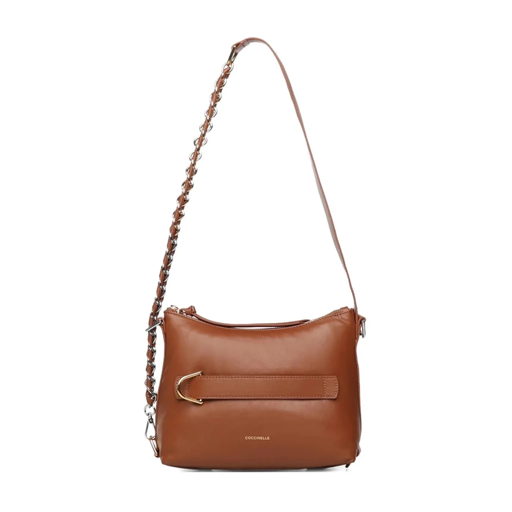 Coccinelle Women's Brown Handbag Puffy Smooth - Cross Body Bags - One Size - Bags