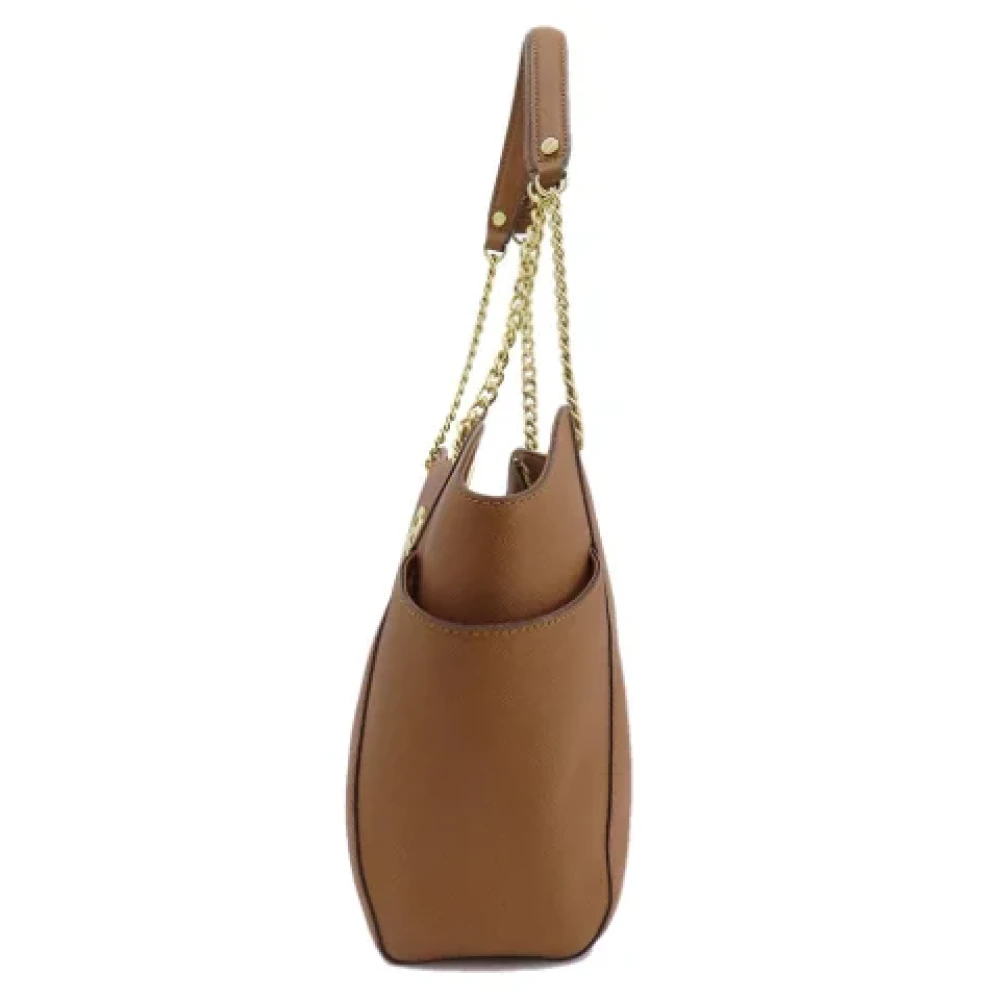 Michael Kors Pre-owned Canvas shoulder-bags Brown Dames