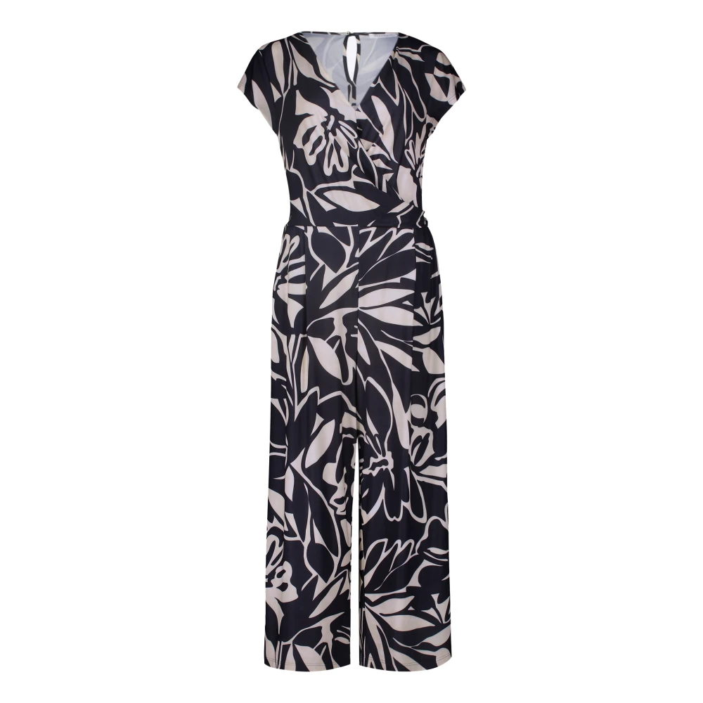 Betty & Co Jumpsuit met Korte Mouwen en Zakken Multicolor Dames