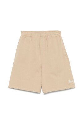 beige-elasticated-waistband-shorts-with-logo