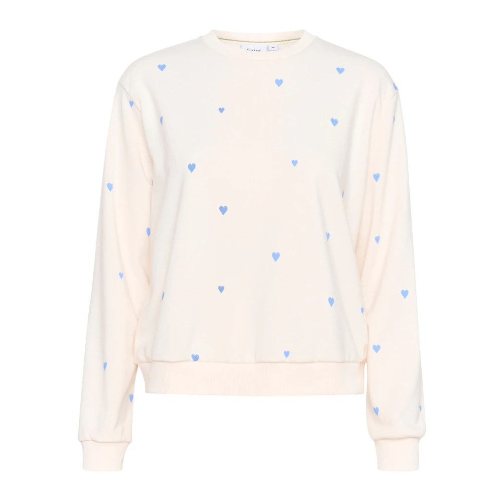 Saint Tropez Ice Provence Harts Sweatshirt Beige Dames
