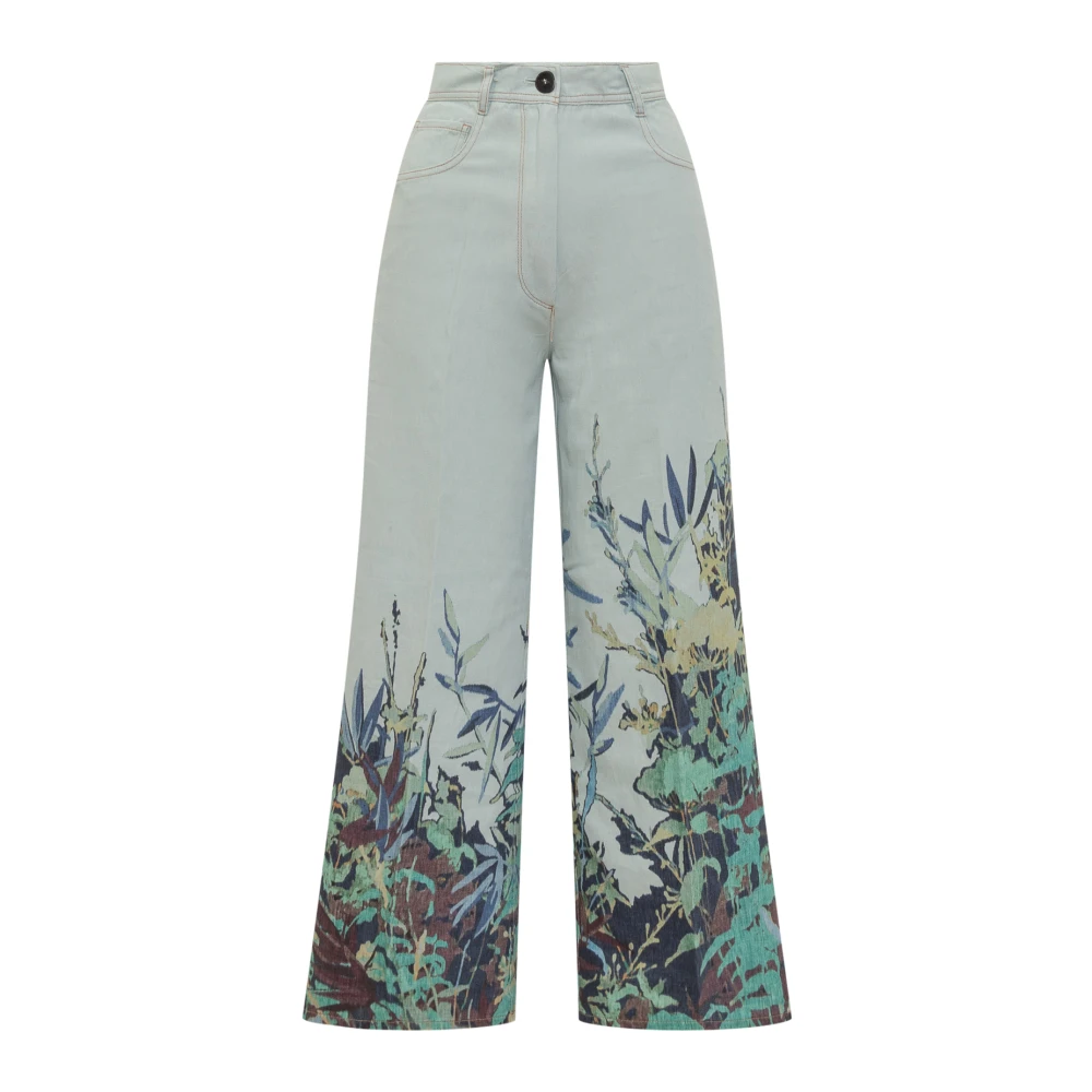 Forte Wide Trousers Multicolor Dames