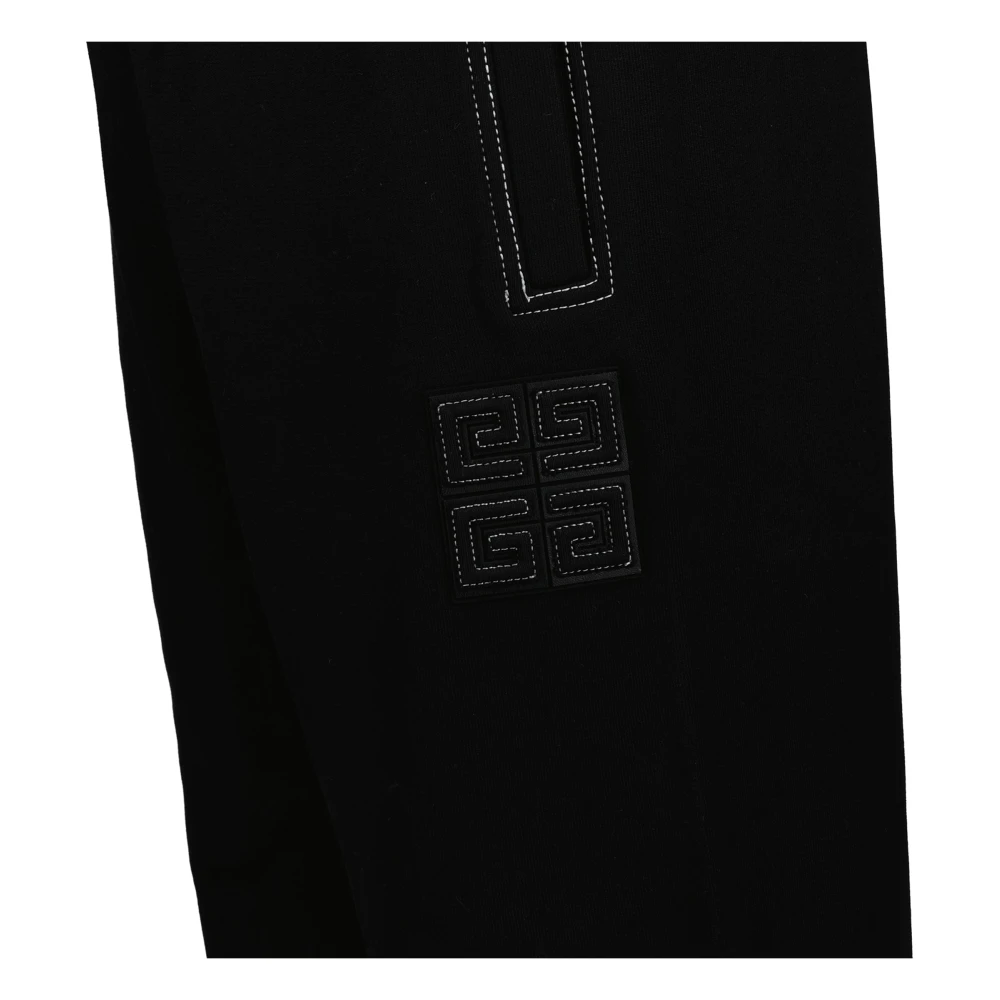 Givenchy Zwarte katoenen joggingbroek Black Heren