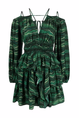 grunes-seiden-minikleid