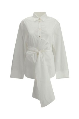 knotted-long-sleeve-poplin-shirt