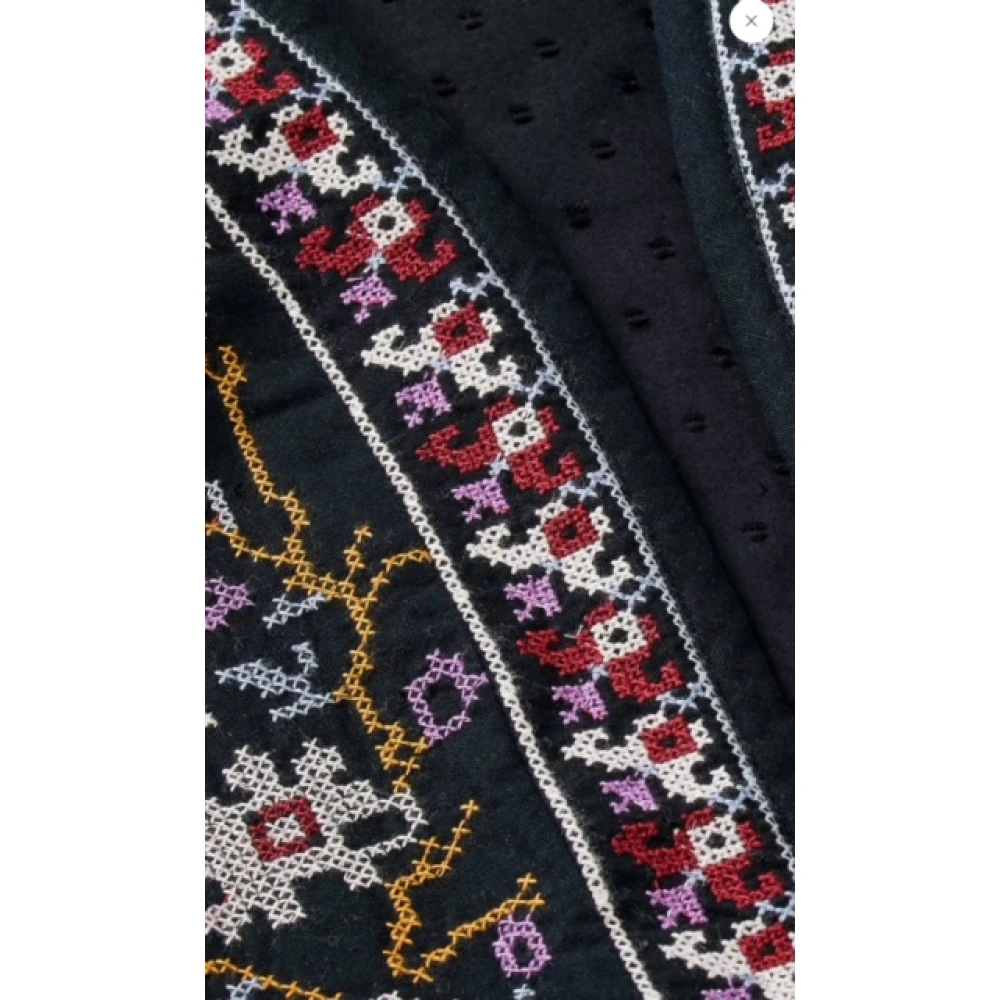 BA&SH Vest met Borduursel Multicolor Dames