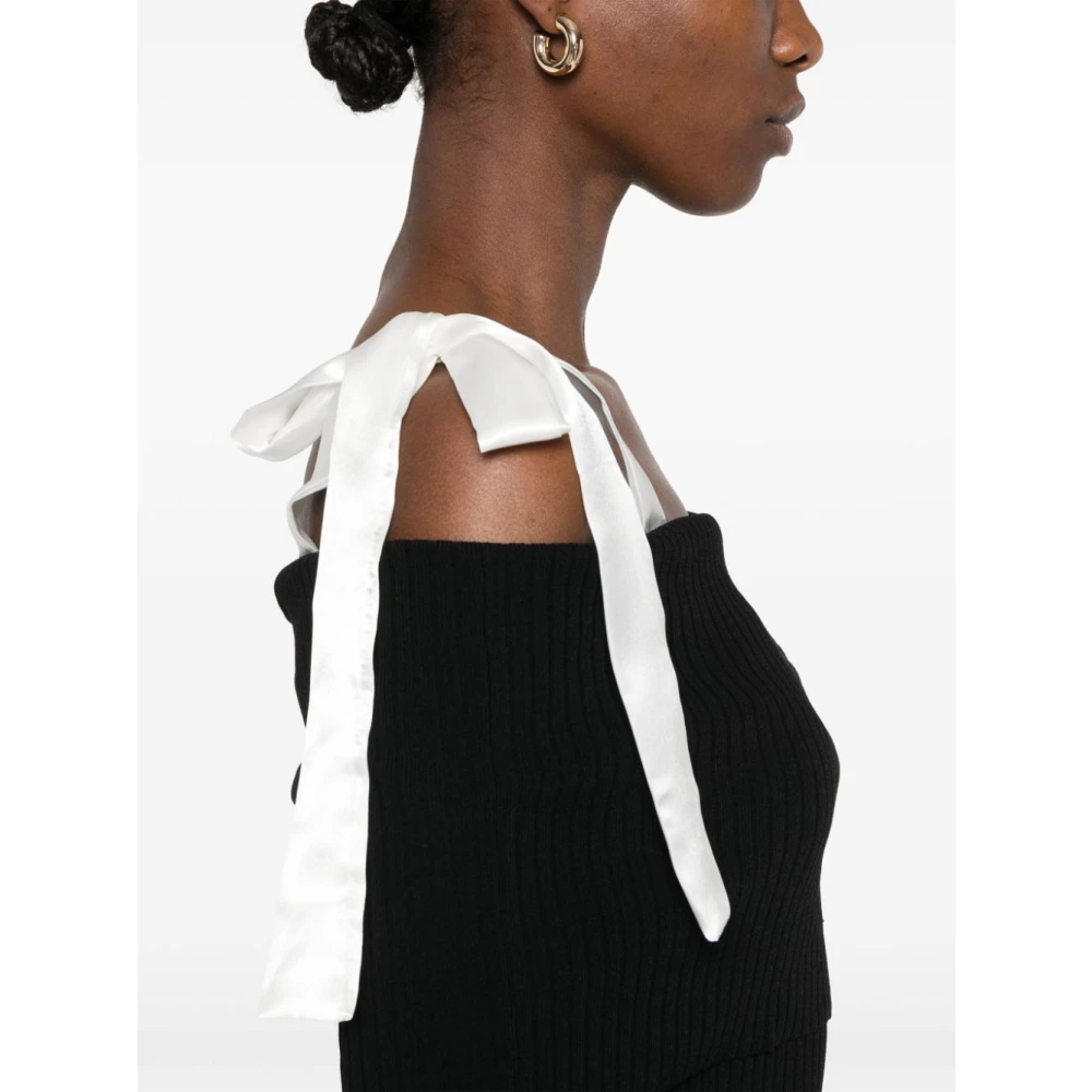 Rotate Birger Christensen Zwarte trui Black Dames