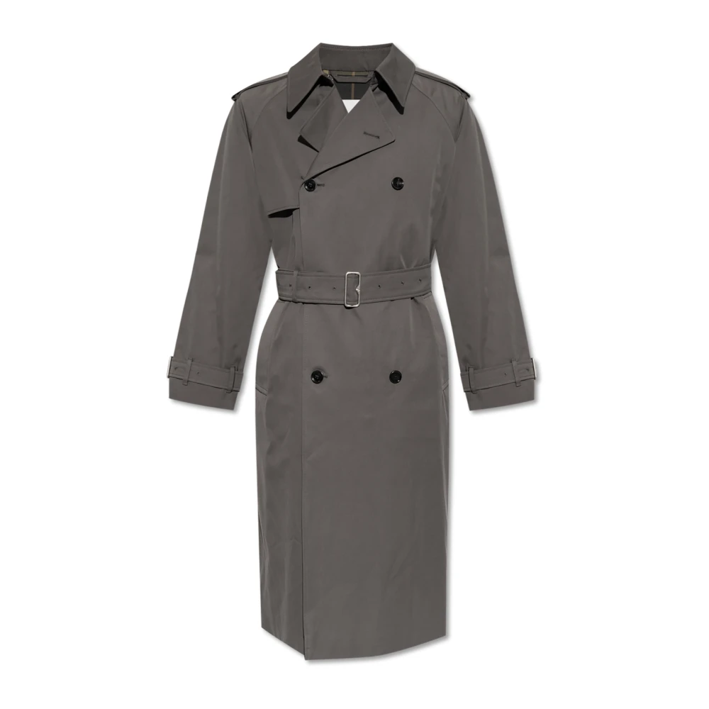 Burberry Katoenen trenchcoat Gray Heren