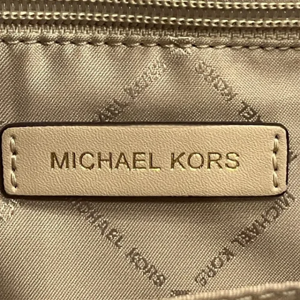 Michael Kors Pre-owned Leather totes Beige Dames