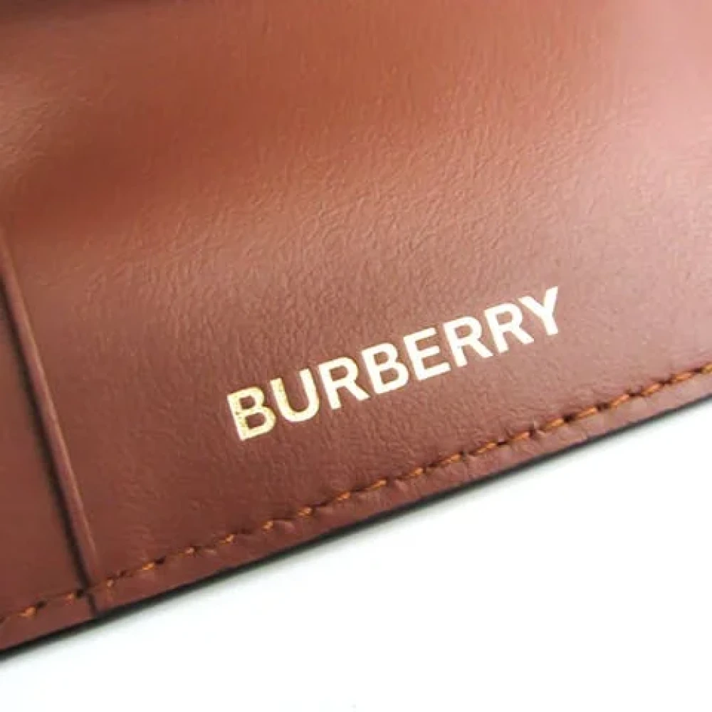 Burberry Vintage Pre-owned Canvas wallets Brown Dames