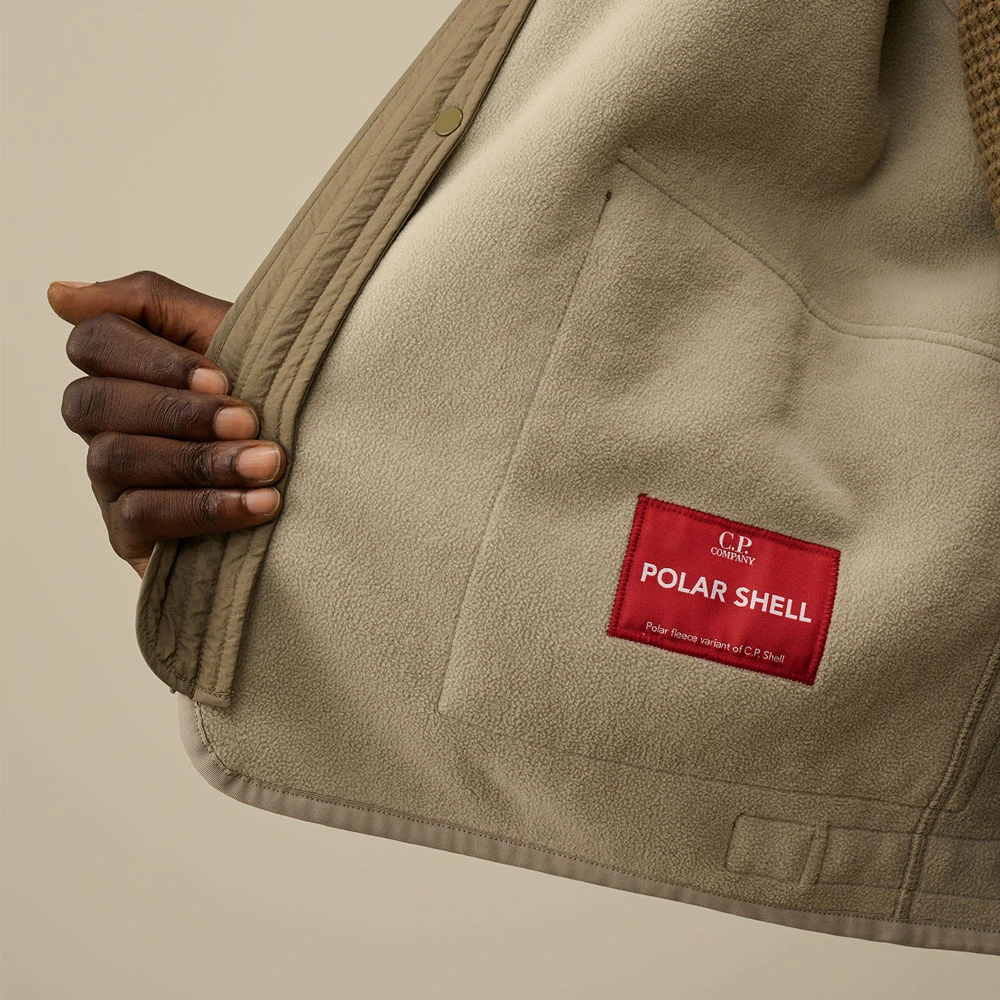 C.P. Company Polar Shell Vest Groen Green Heren
