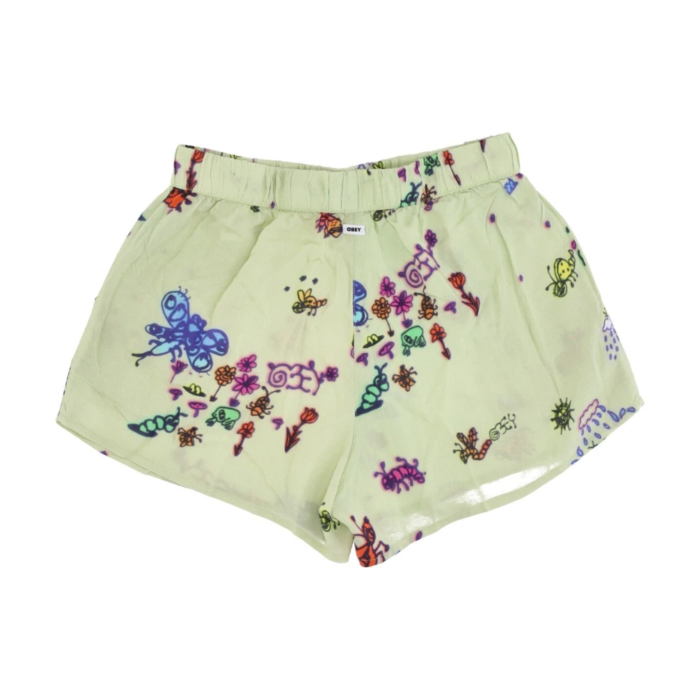 Obey Aloe Gel Dames Shorts All Over Print Multicolor Dames