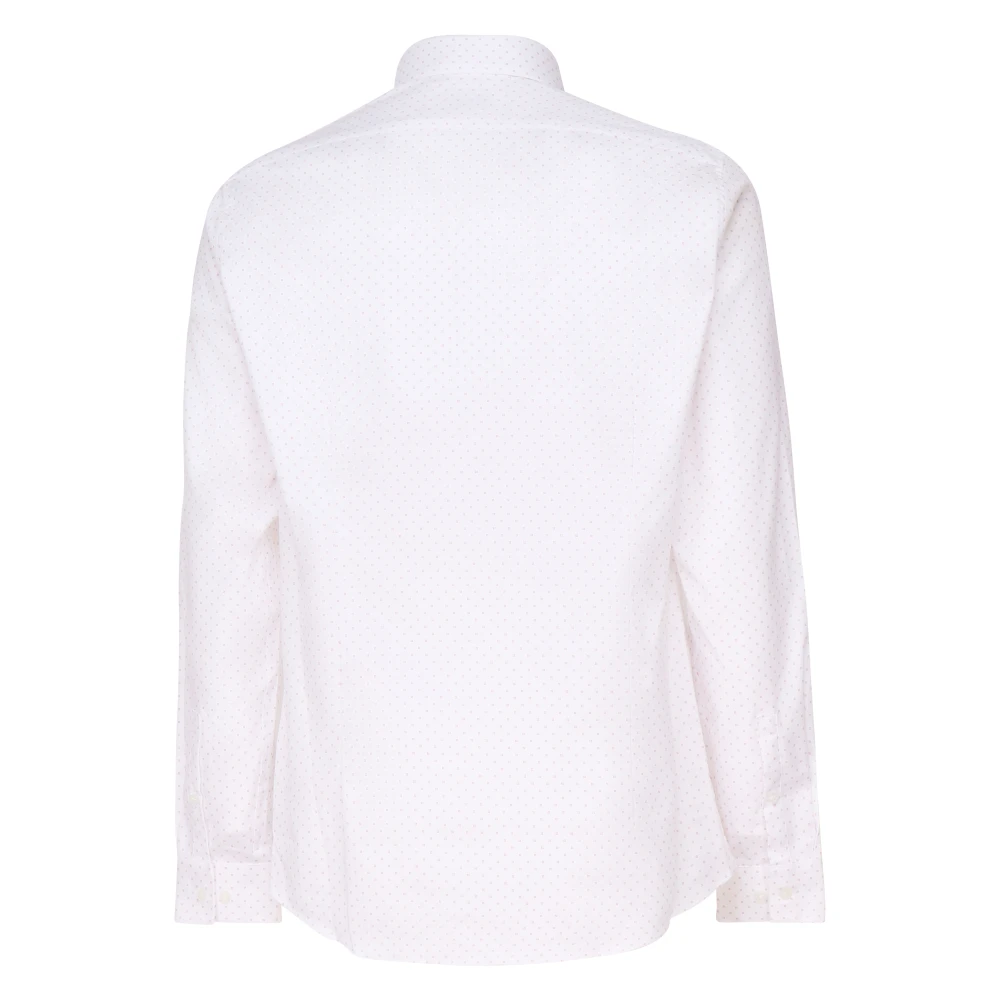 Calvin Klein Witte Katoen Elastaan Shirt White Heren