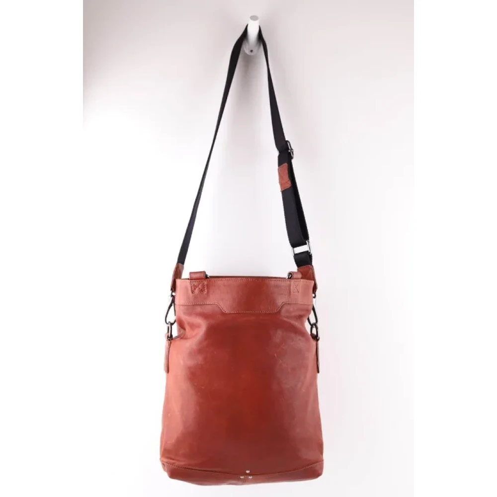 Jérôme Dreyfuss Pre-owned Leather shoulder-bags Brown Dames