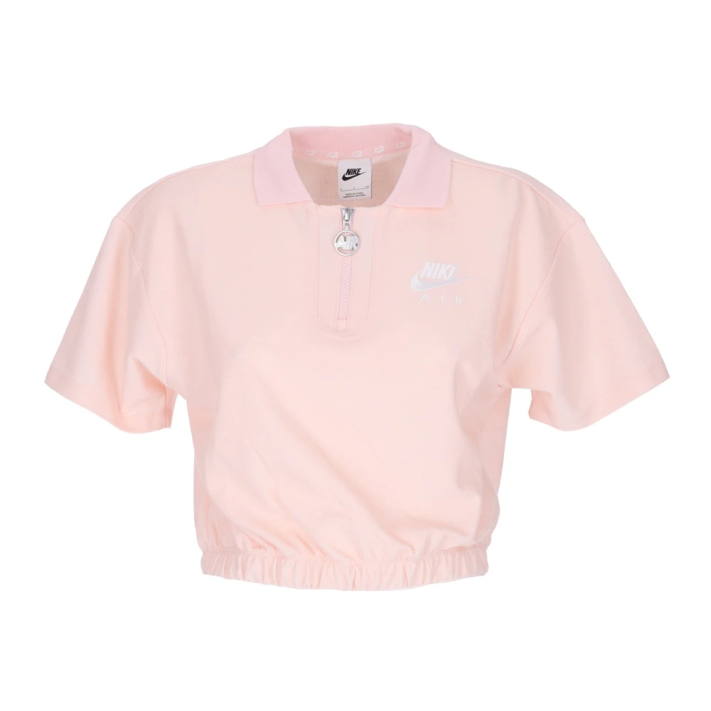 Nike Air Pique Polo Pink Dames