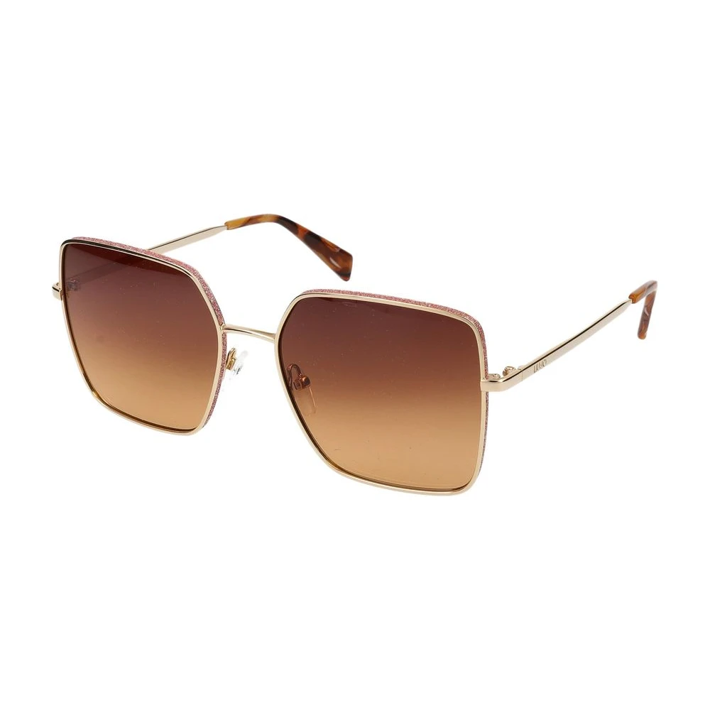 Liu Jo Women's Yellow Sunglasses, 58 Mm, Gold Sunglasses Lj158s 731