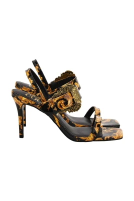 Baroque Print Buckle Sandals