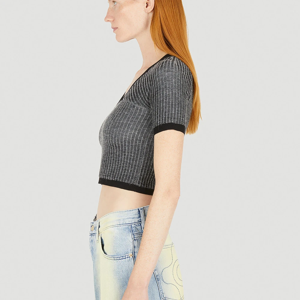 Eckhaus Latta Tops Gray Dames