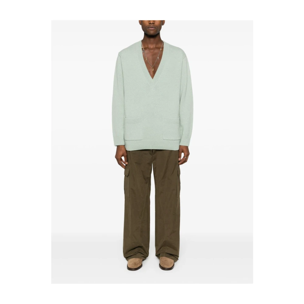 Dries Van Noten Morton Mk Sweater Green Heren