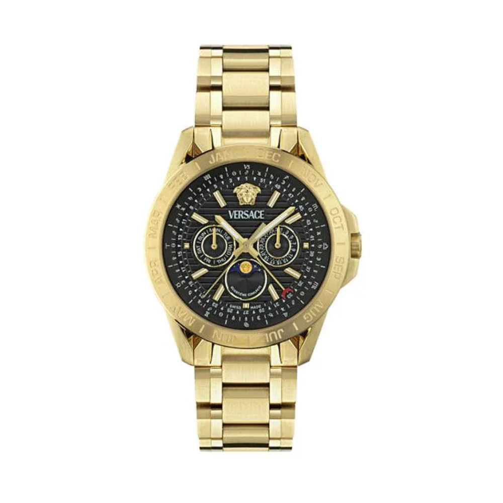 Versace Mannelijk Geel Accessoires Heren, One Size, Bracelet Watch
