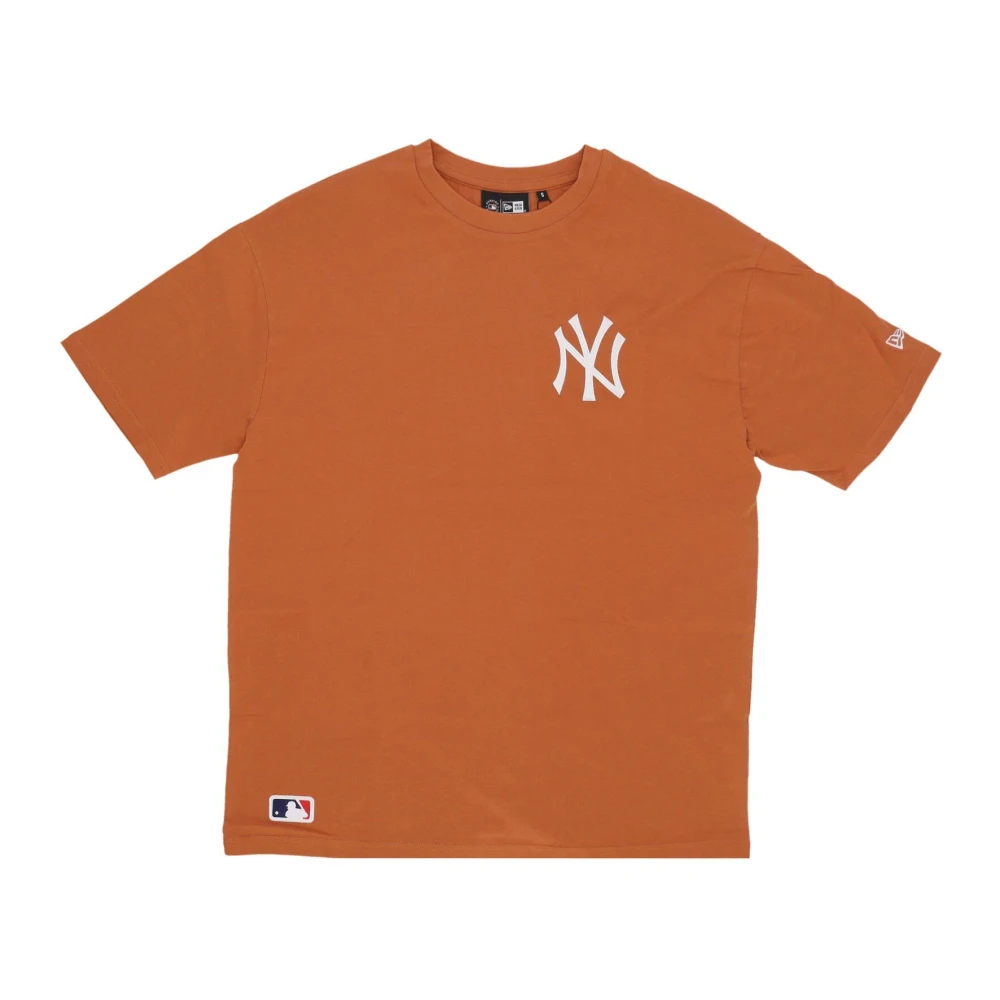 New era MLB League Essentials T-Shirt Brown Heren
