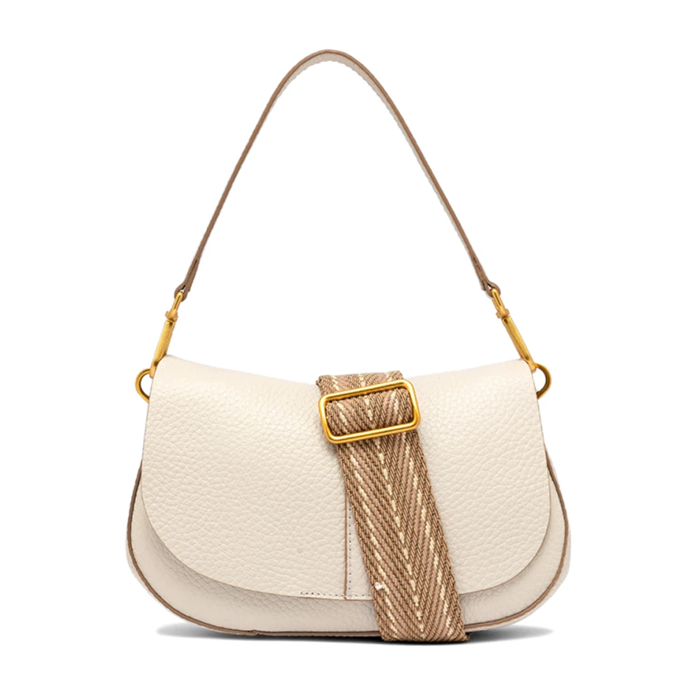 Gianni Chiarini Women's Beige Shoulder Bags, One Size, Helena Round Bag
