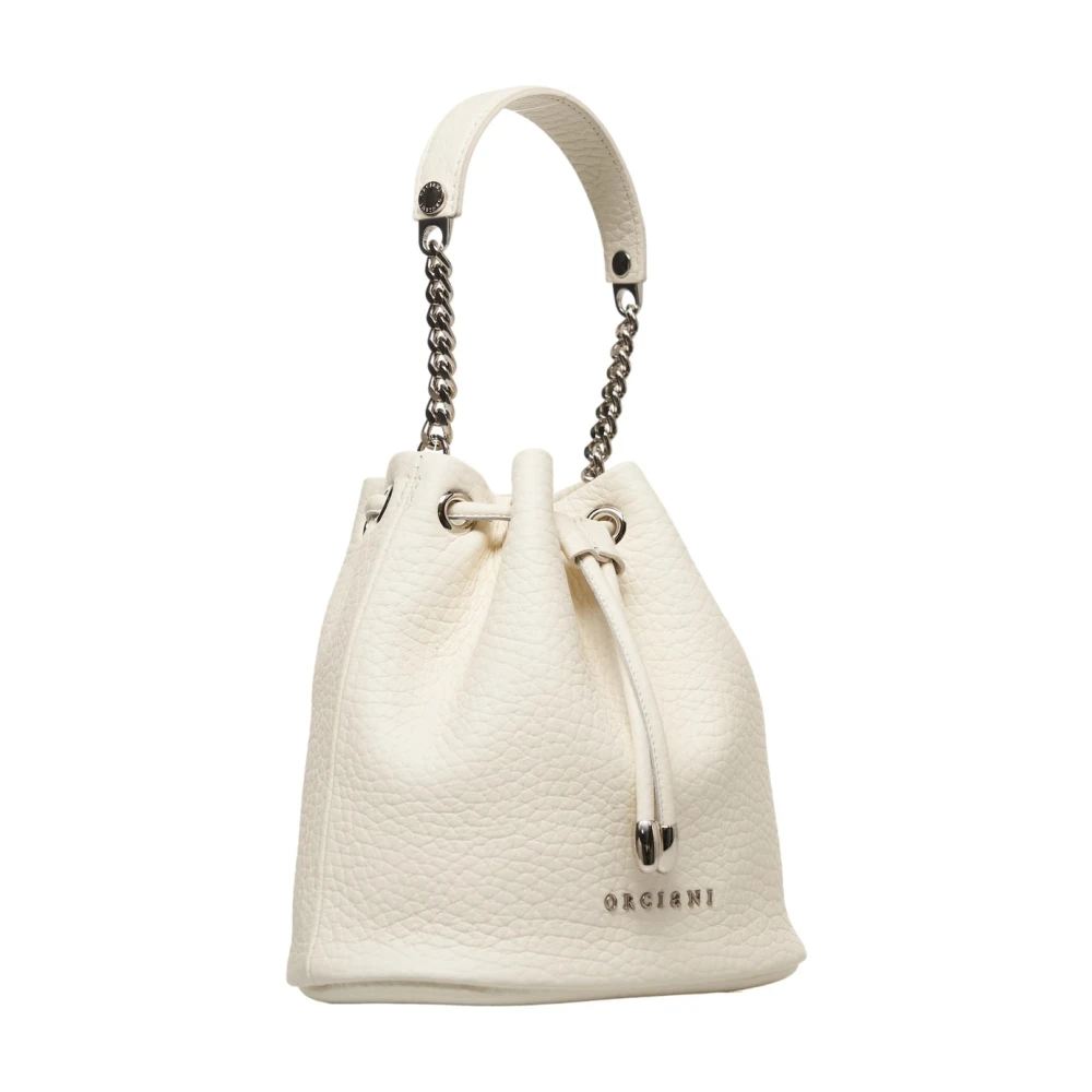 Orciani Witte Bucket Bag & Rugzak White Dames